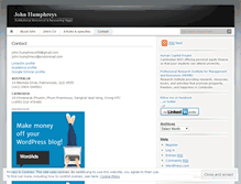 Tablet Screenshot of johnhumphreys.com.au